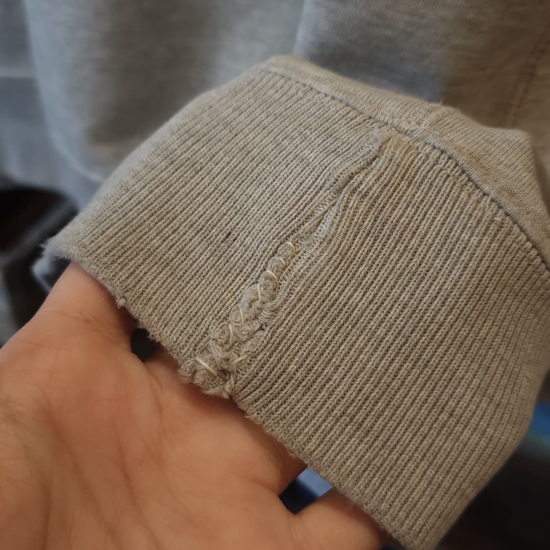 90s 폴로 맨투맨 스웻셔츠 빅로고 그레이 105 상품이미지7