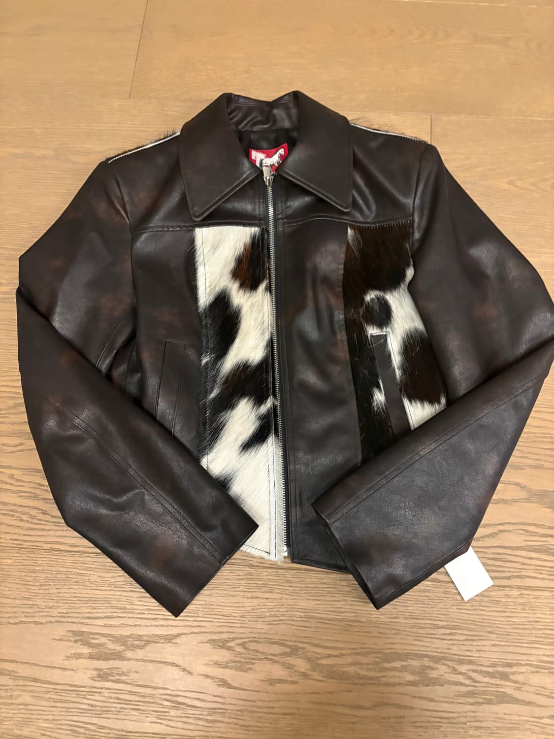 [새상품]투머치택스 레더(HAIRY LEATHER JACKET) S 상품이미지6