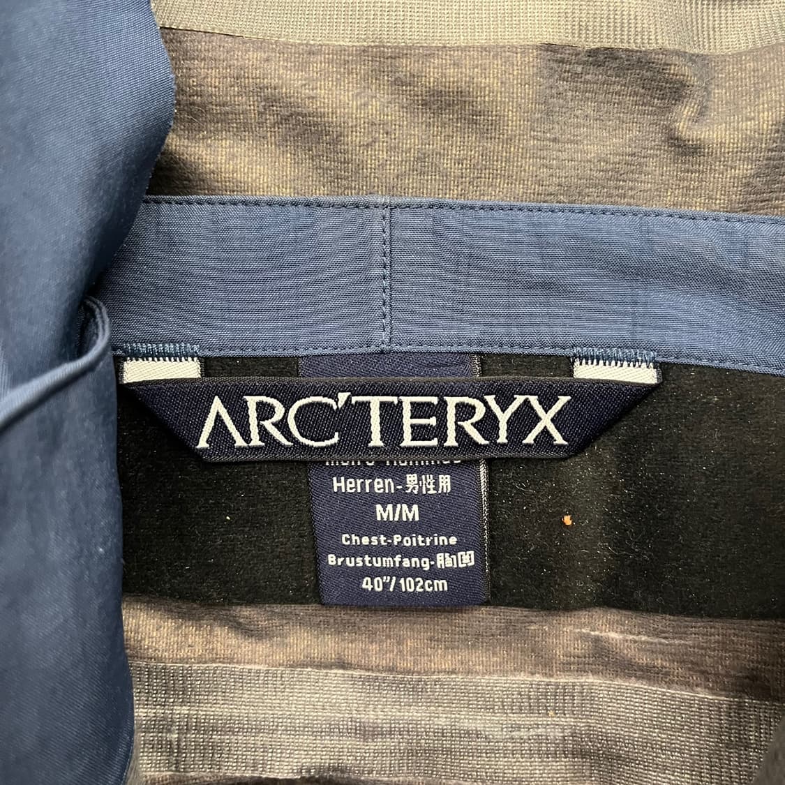 [정품/M] 아크테릭스 고어텍스 바람막이 자켓 블루 b10 상품이미지7