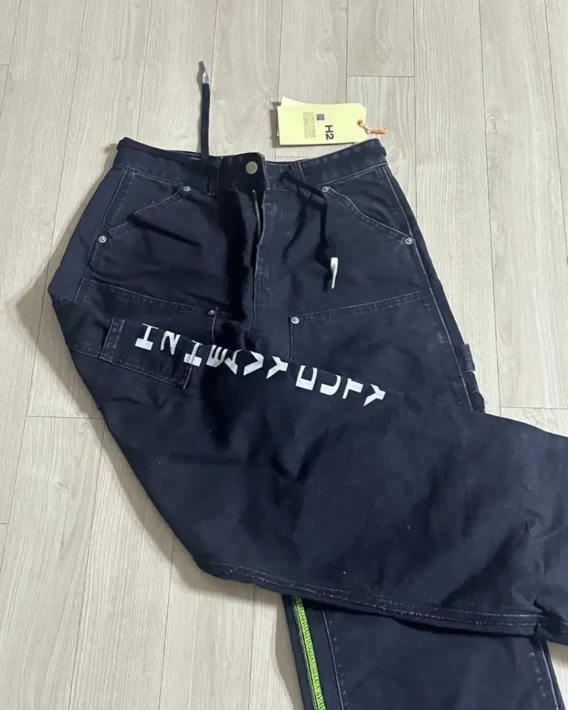 택0)Heron Preston Carpenter Denim x H&M 상품이미지2