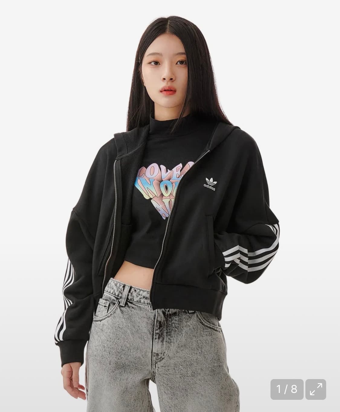 아디다스 클래식 집업 후디 상품이미지2