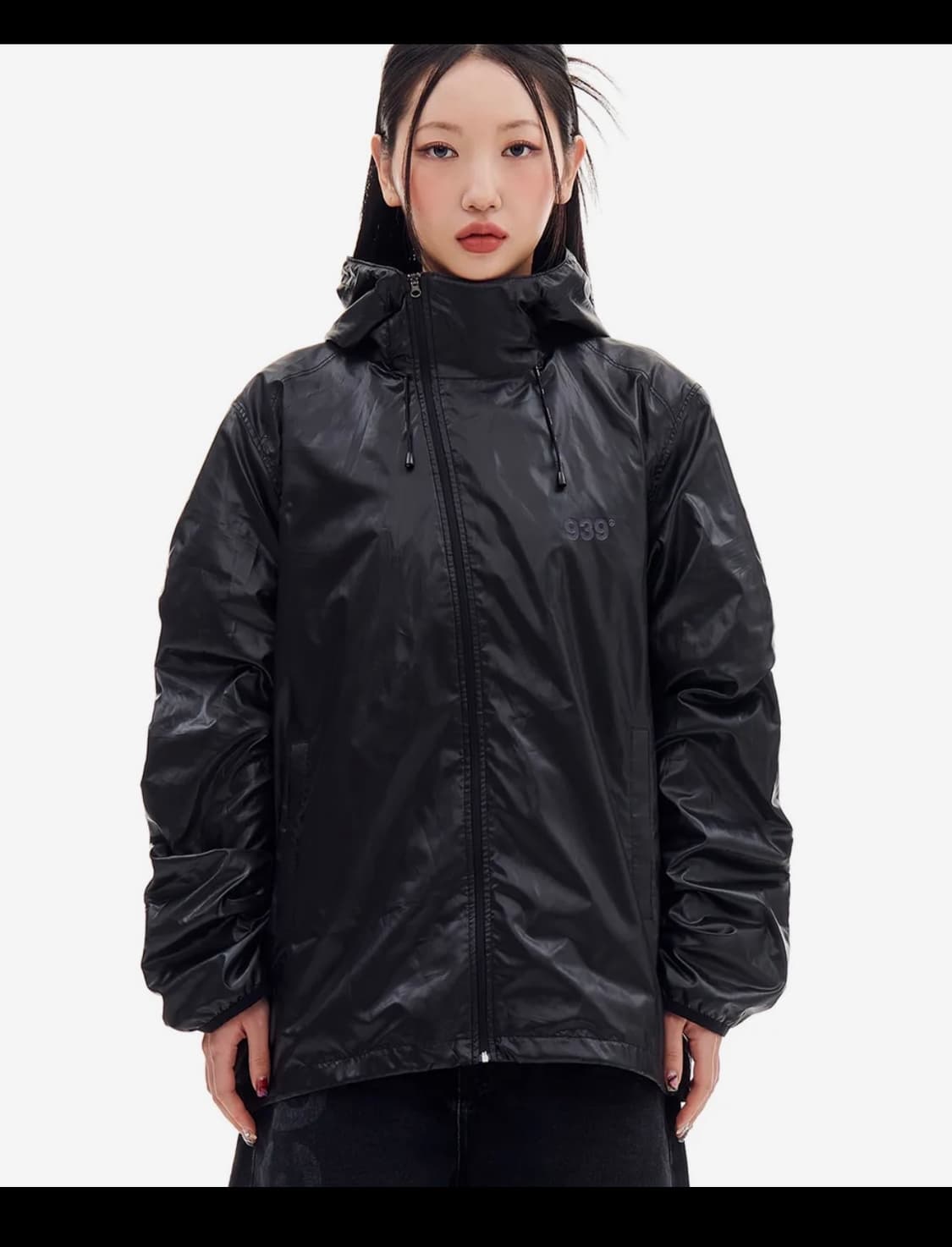 아카이브볼드 블랙 유광 바람막이 상품이미지1