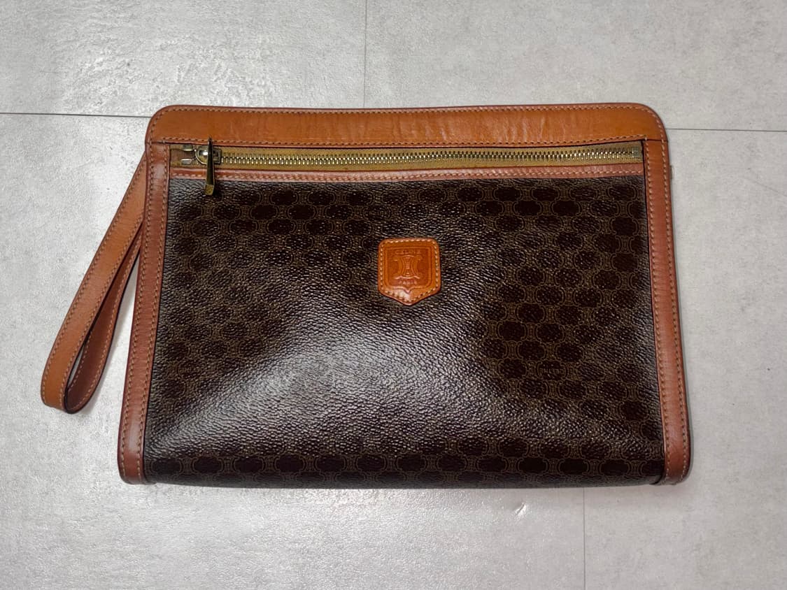 Celine 셀린느 마카담 파우치 빈티지 파우치백 클러치백 가방 상품이미지1