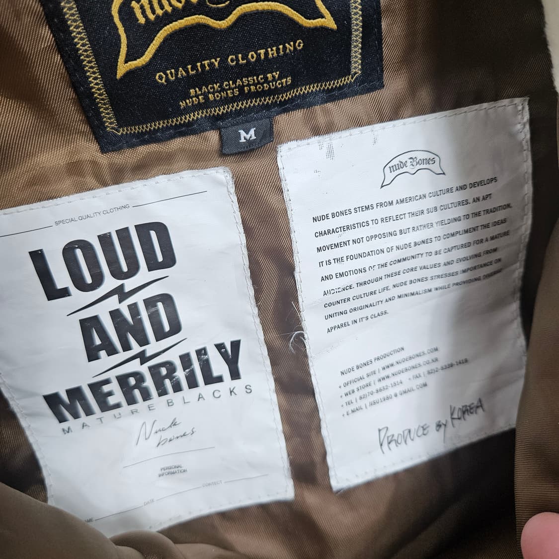 누드본즈 레오파드 패딩 베스트 M 상품이미지6