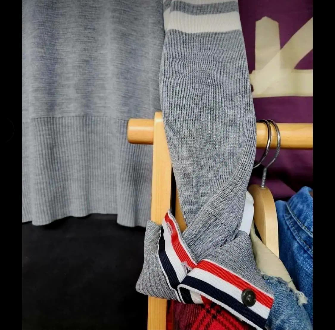 톰브라운 밀라노 실크 오버핏 니트 42 정품 상품이미지2