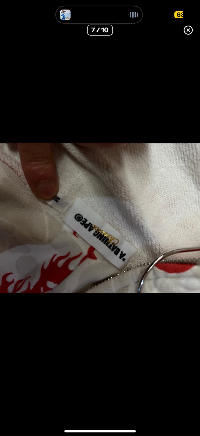 베이프 아카이브 플레임 카모 풀집업 후드 상품이미지3