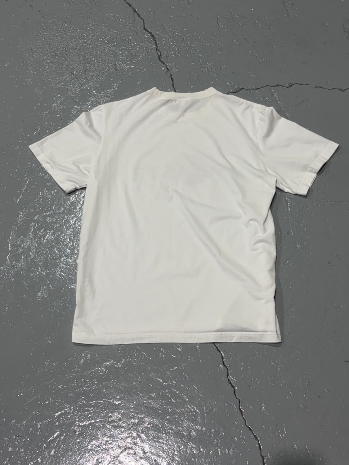 라코스테(Lacoste) 빈티지 화이트 반팔 티셔츠 상품이미지5