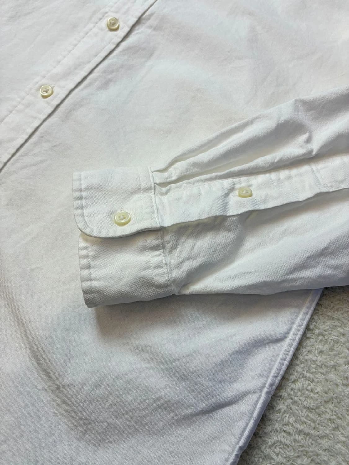 폴로 랄프로렌 옥스포드 자수 로고 화이트 셔츠 PN5818 상품이미지5