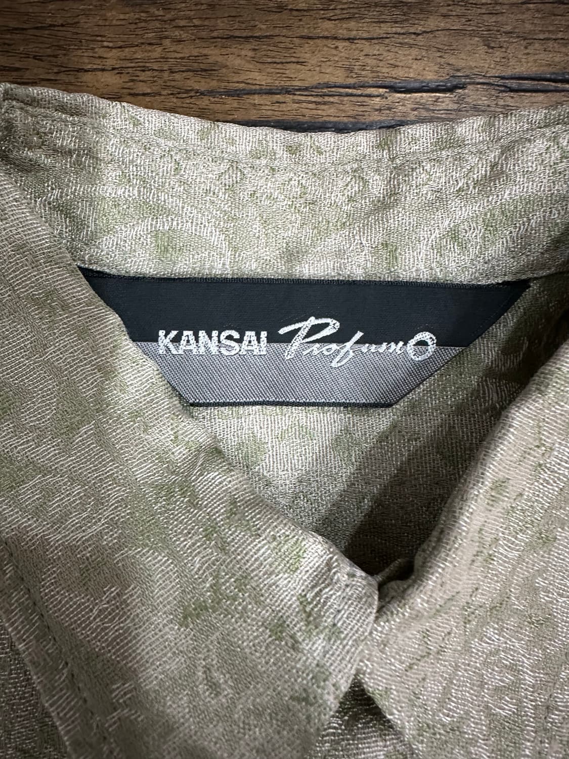 90s Kansai 패턴 빈티지 셔츠 L 상품이미지3