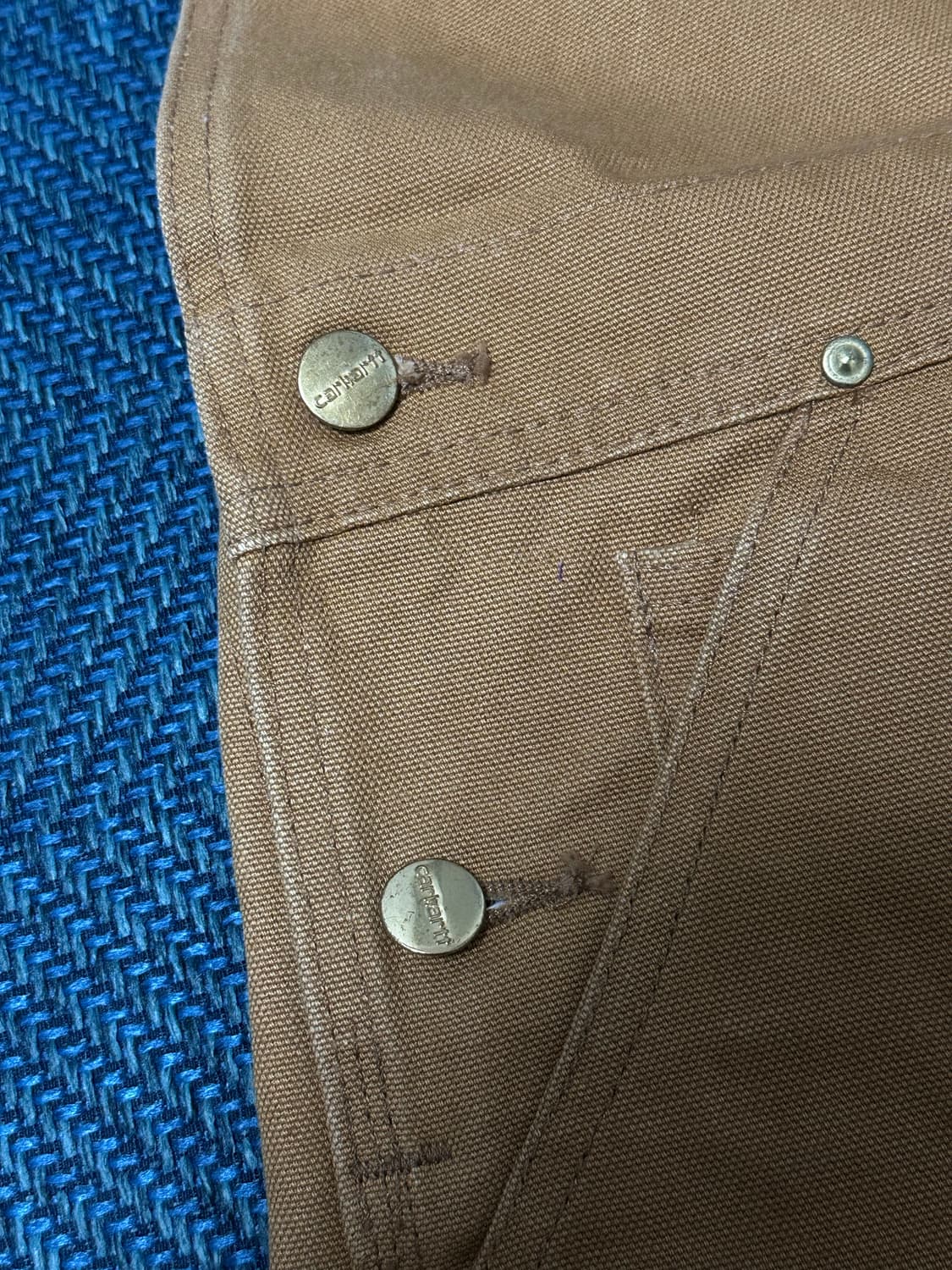 칼하트wip R01 BRN 오버롤 28x32 상품이미지5