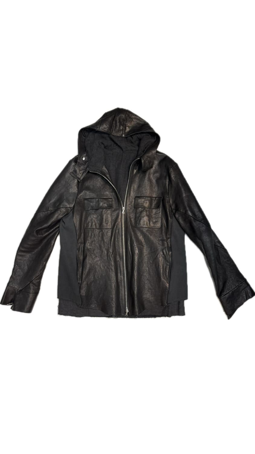 [50] san263-1 램스킨 후드 자켓 상품이미지1