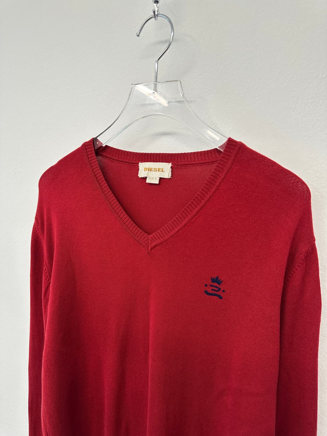 디젤 브이넥 롱슬리브 니트  상품이미지2