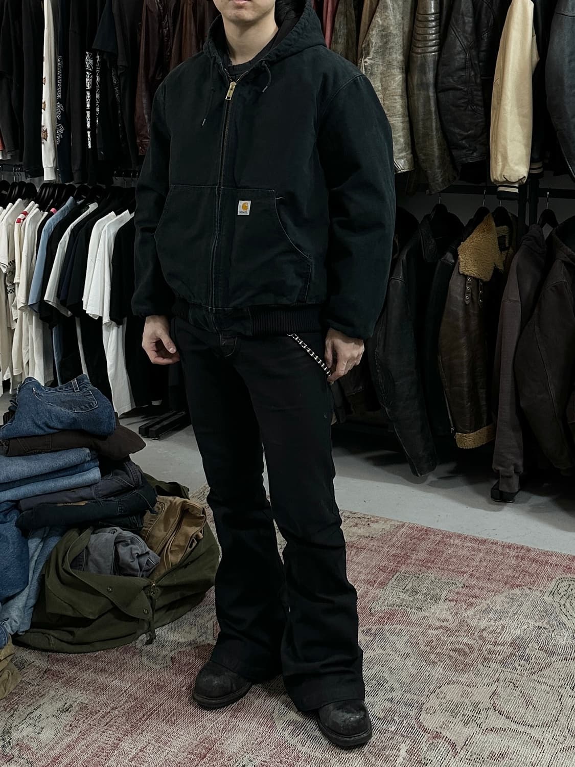 00's OG 칼하트 J140 액티브 자켓 칼하트 BLK 상품이미지2