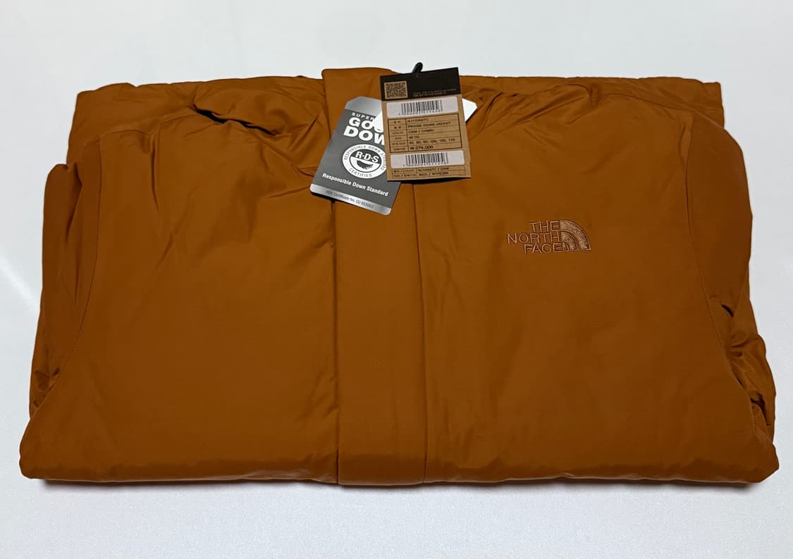 노스페이스 프레이즈 구스 다운 패딩 자켓 카멜 상품이미지6