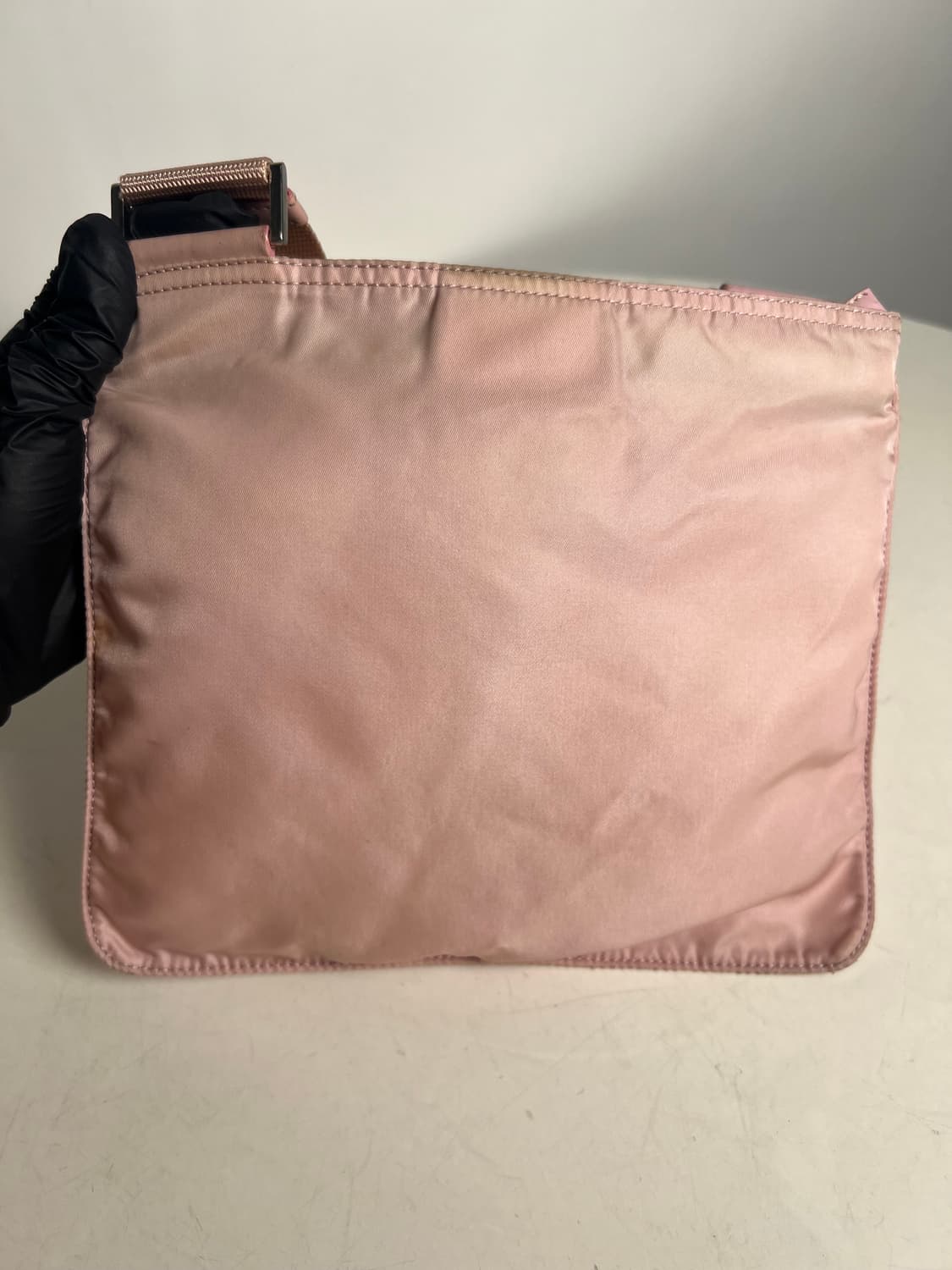 (빈티지) 프라다 베이비핑크 포코노 스퀘어 크로스백 상품이미지6