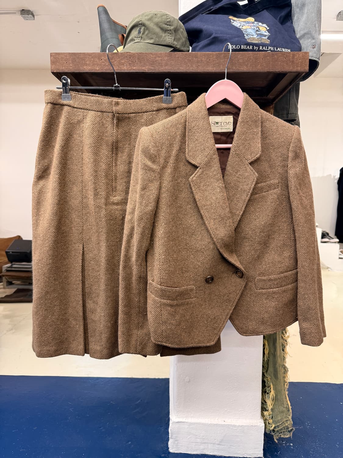 Harajuku 실버아이 울 투피스 셋업 상품이미지5