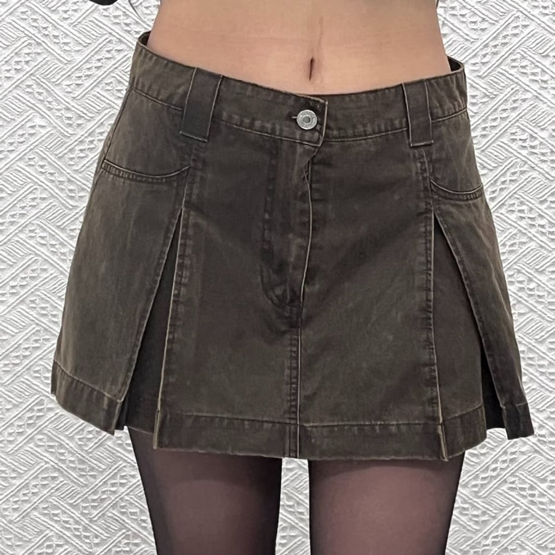 자라 아메카지 컨트리 웨스턴 빈티지 치마바지 반바지 S C10198 상품이미지2