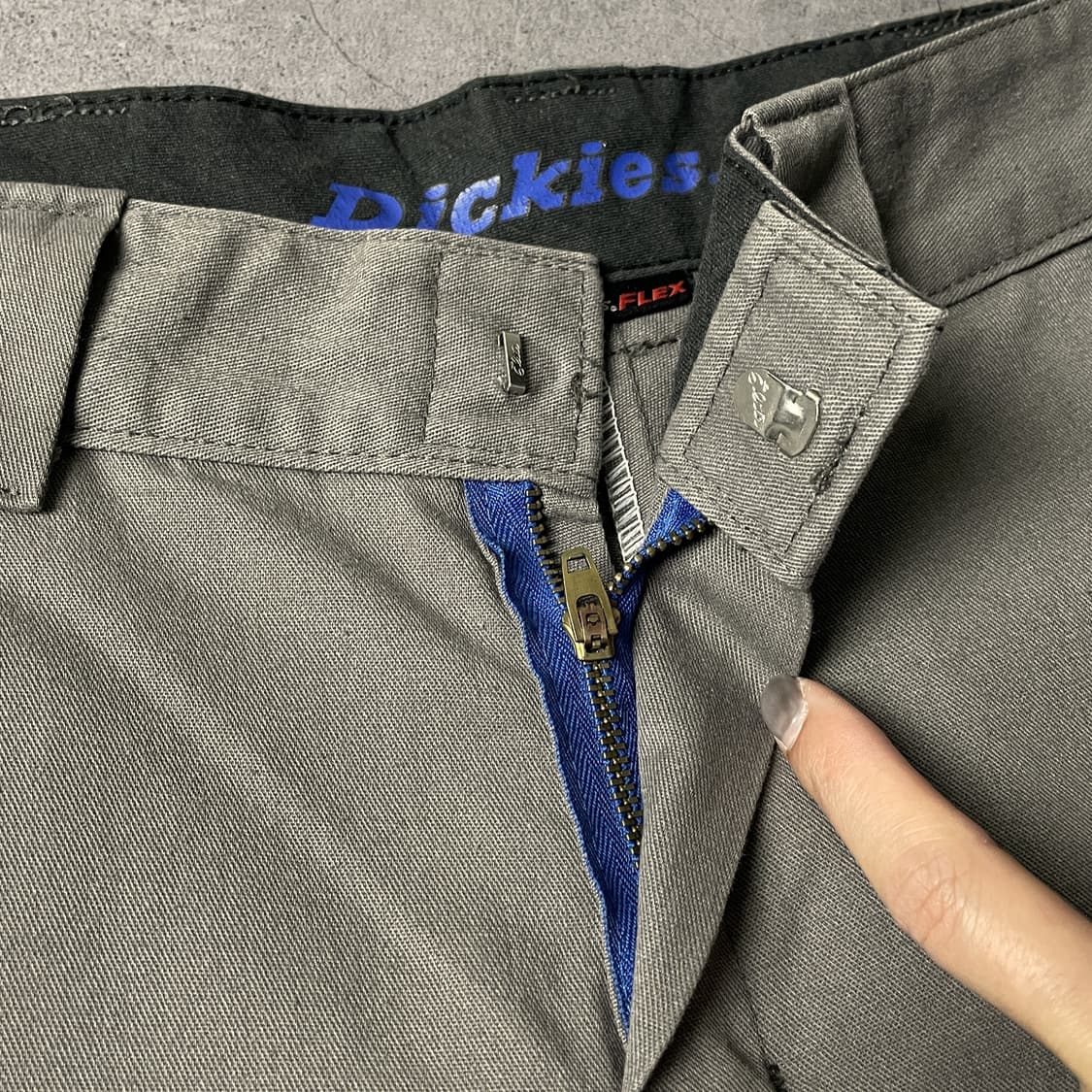DICKIES 디키즈 빈티지 그레이브라운 코튼 치노 팬츠 A00810 상품이미지3