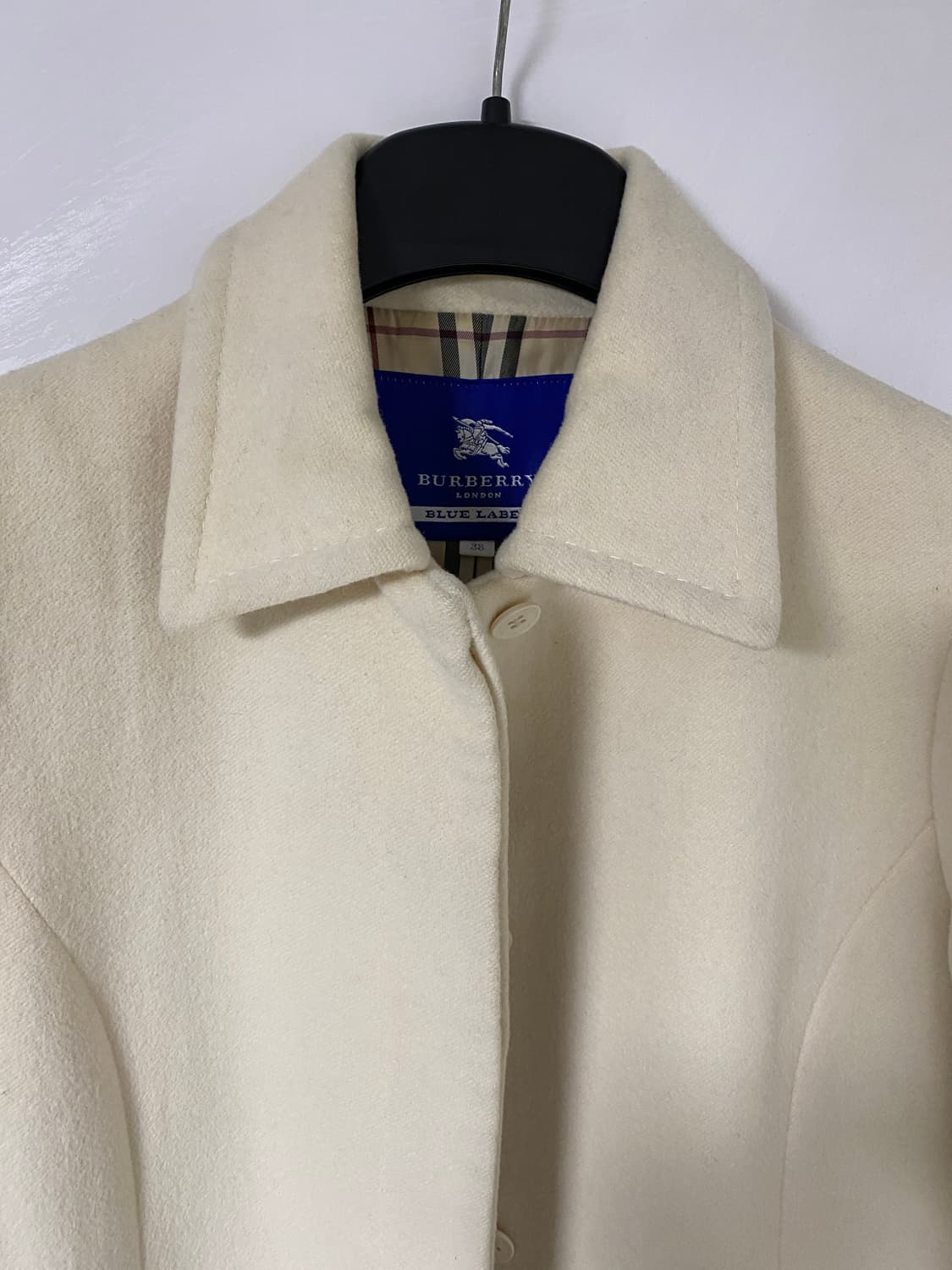 버버리 블루라벨 앙고라 코트 38 상품이미지2