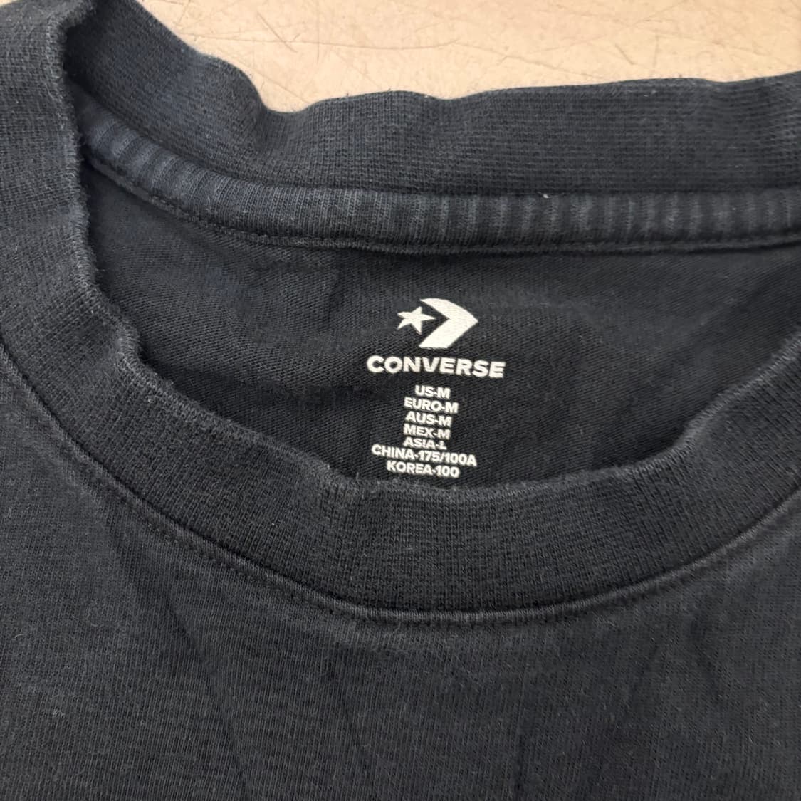 컨버스 포켓로고 반팔티 상품이미지3