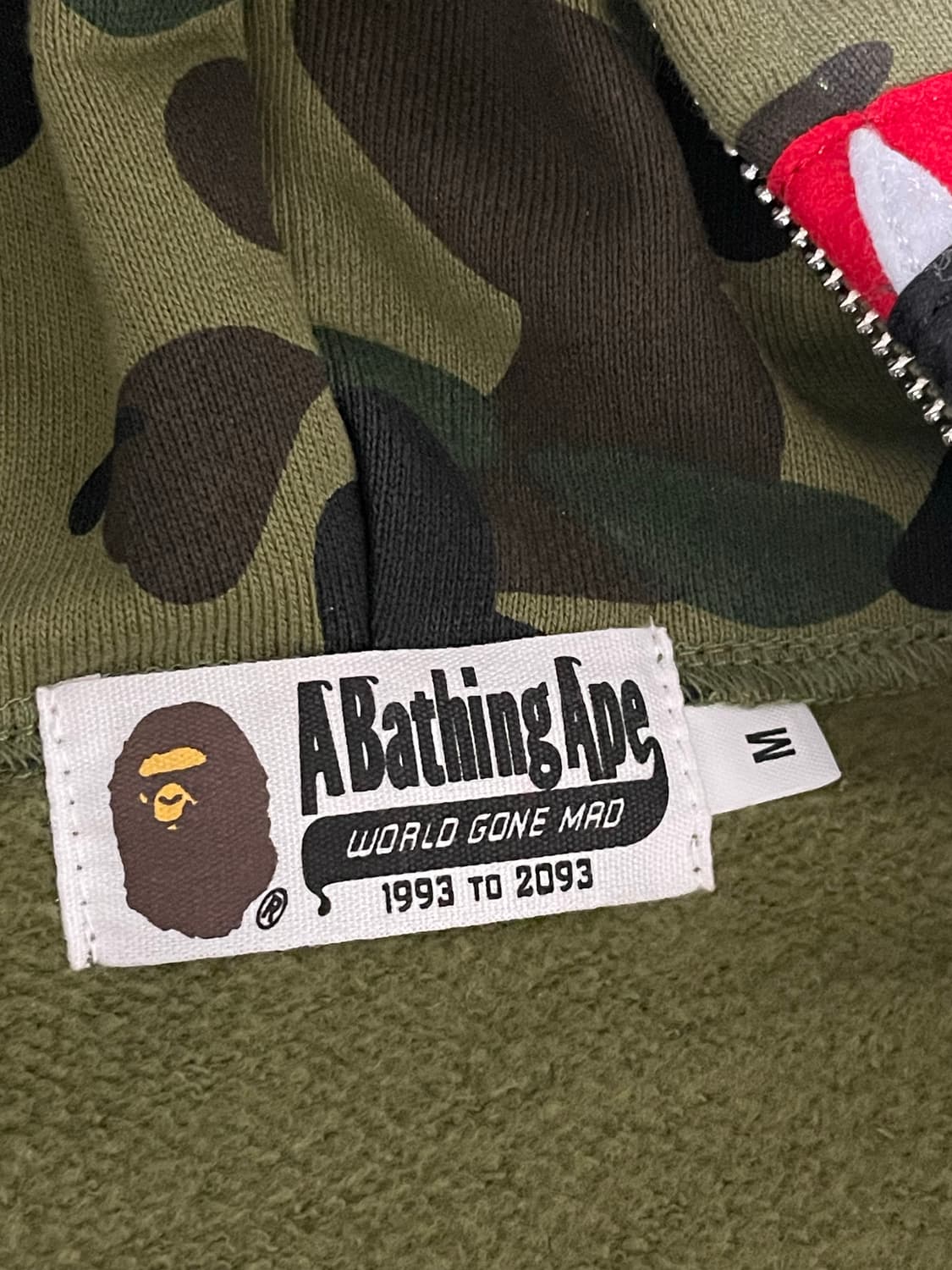 베이프 녹계 샤크후드 m 상품이미지3