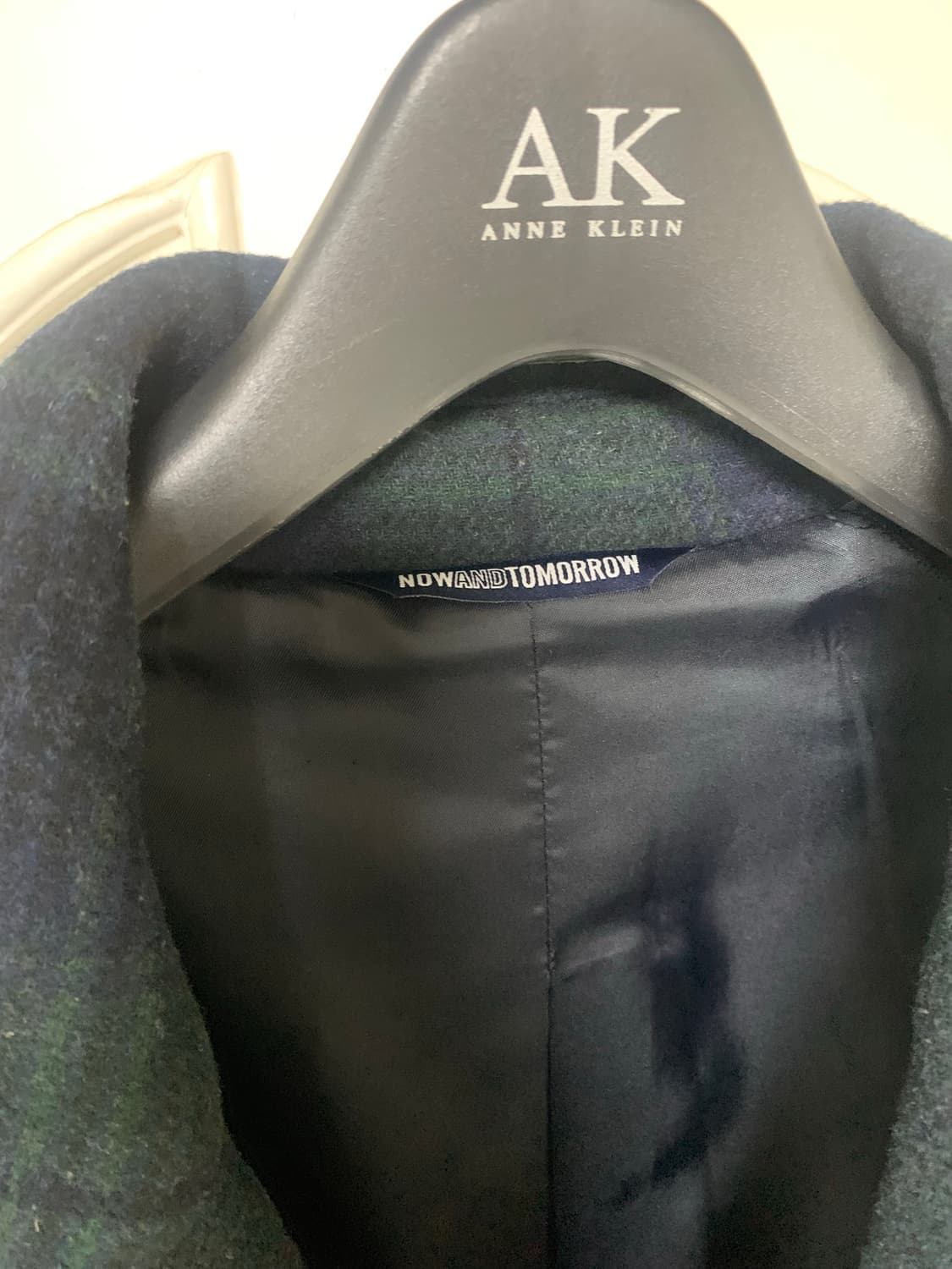 타탄체크 발마칸코트 M 상품이미지4