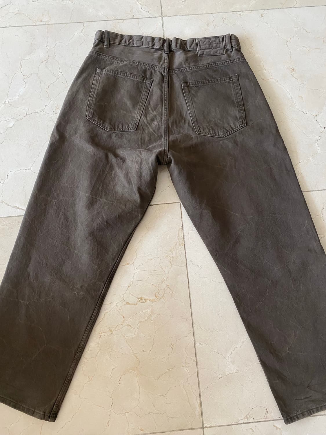 자라 zara 브라운 데님 청바지 배기 와이드 핏 리바이스 상품이미지7