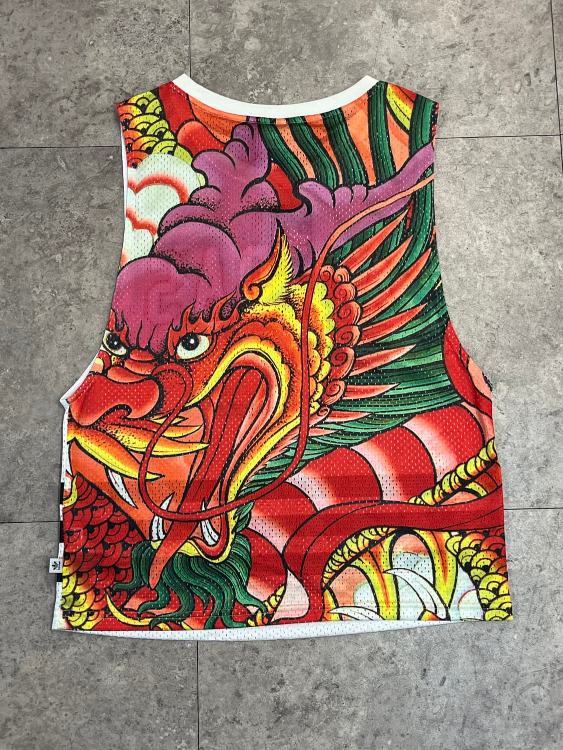 아디다스 리타오라 드래곤 농구 져지 화이트 90 #csz3844 상품이미지8