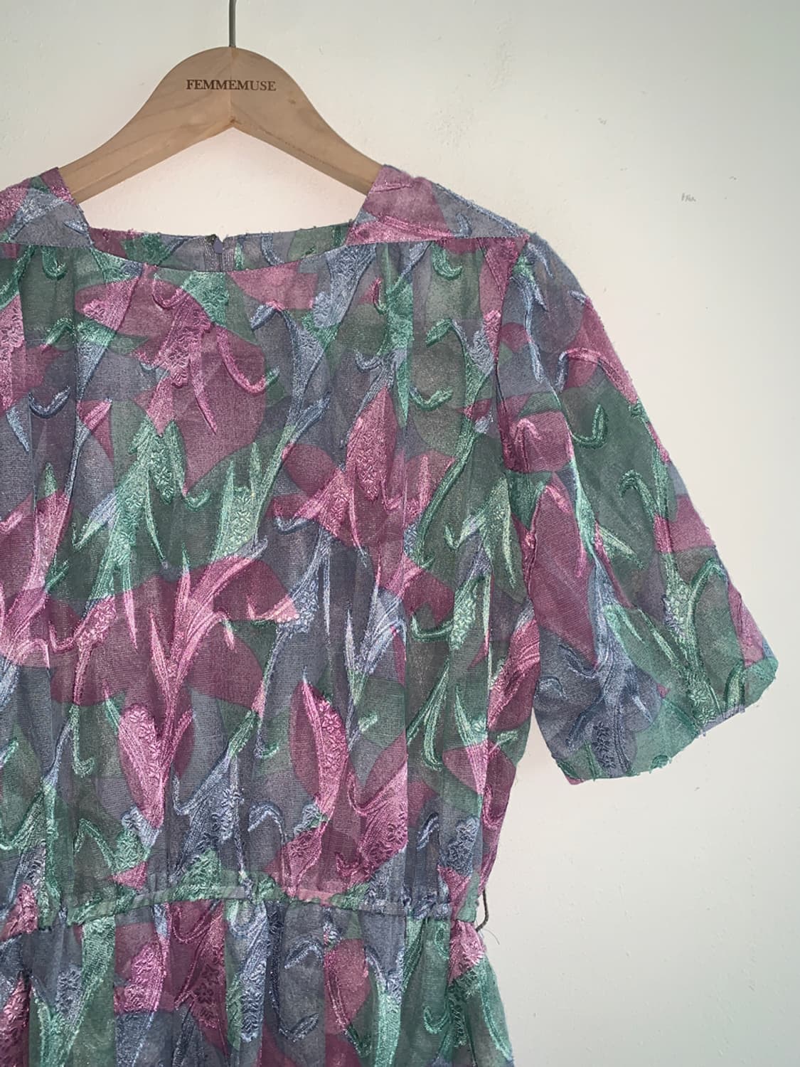 Aurora Flower Square Neck Dress 상품이미지3