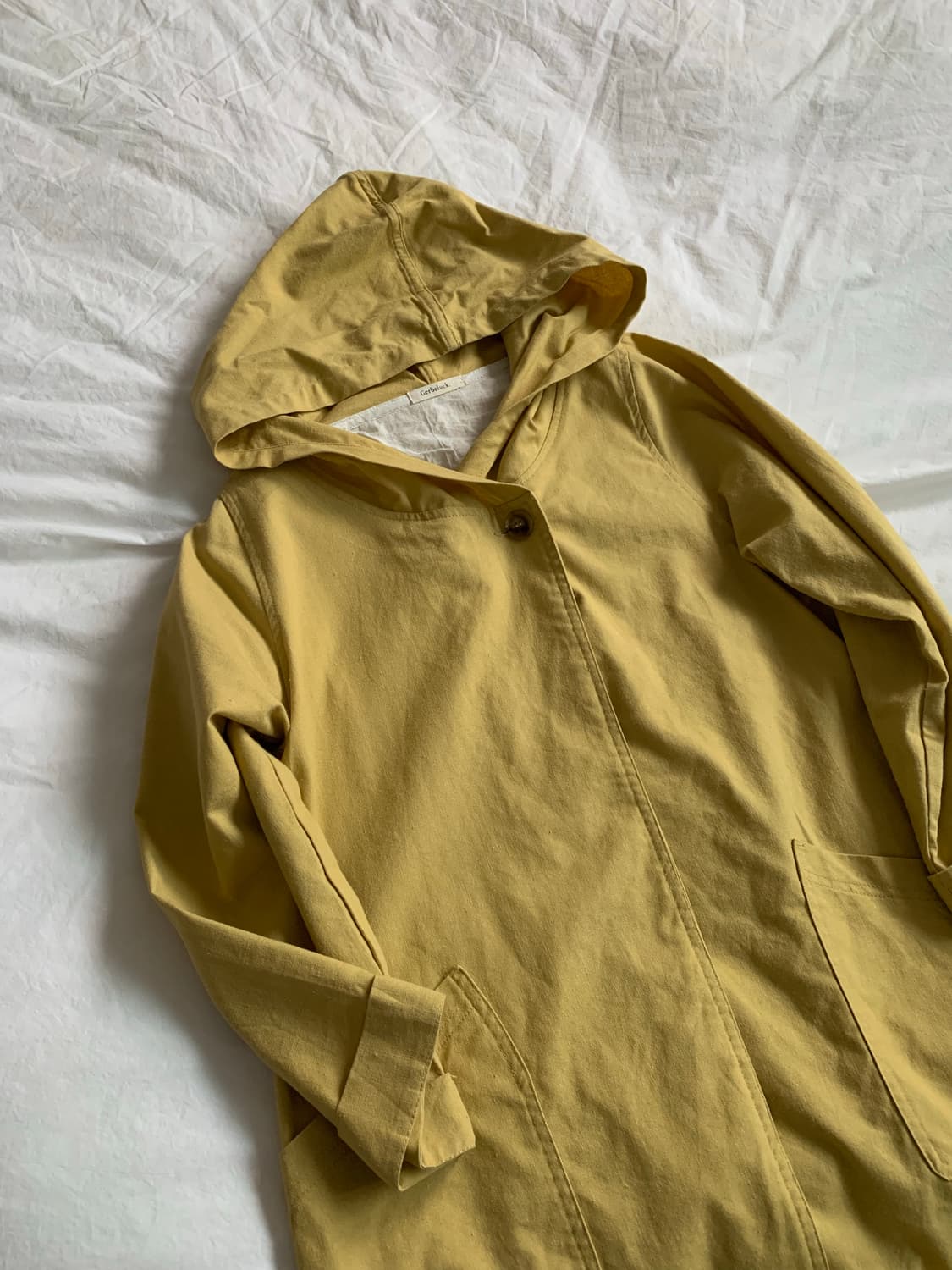 노랑 후디 코튼 점퍼 상품이미지4