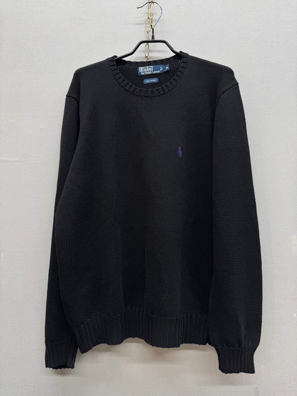 폴로랄프로렌 로고 코튼 니트 M(L) 상품이미지1
