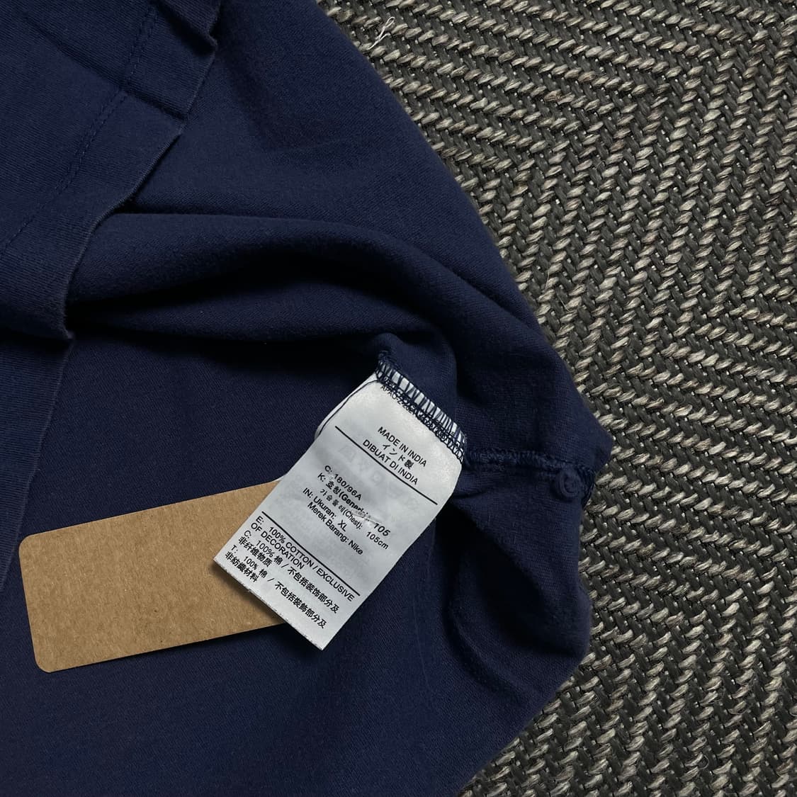 나이키 NSW 에어맥스 빅로고 반팔 티셔츠 네이비o 4925 상품이미지4