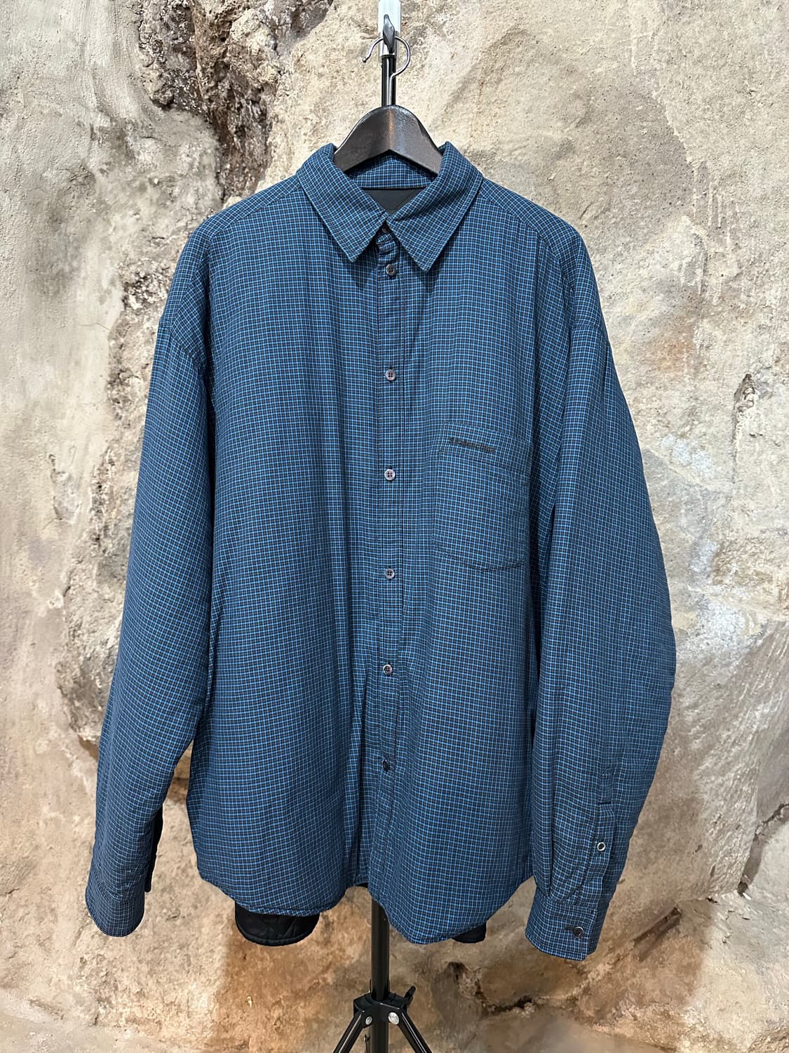 발렌시아가 패딩 체크 셔츠  상품이미지1