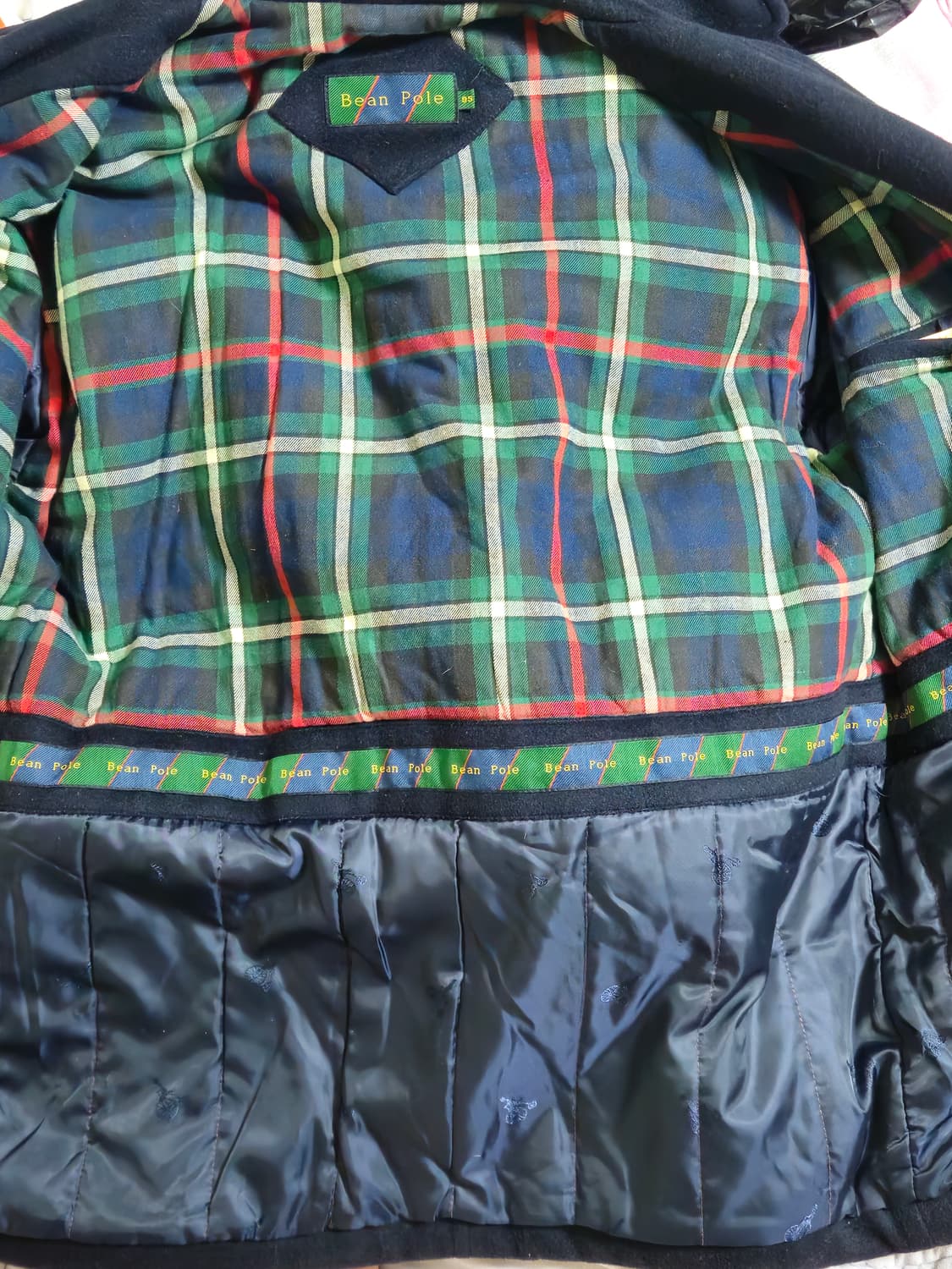 빈폴 네이비 울 혼방 코트 95 상품이미지6