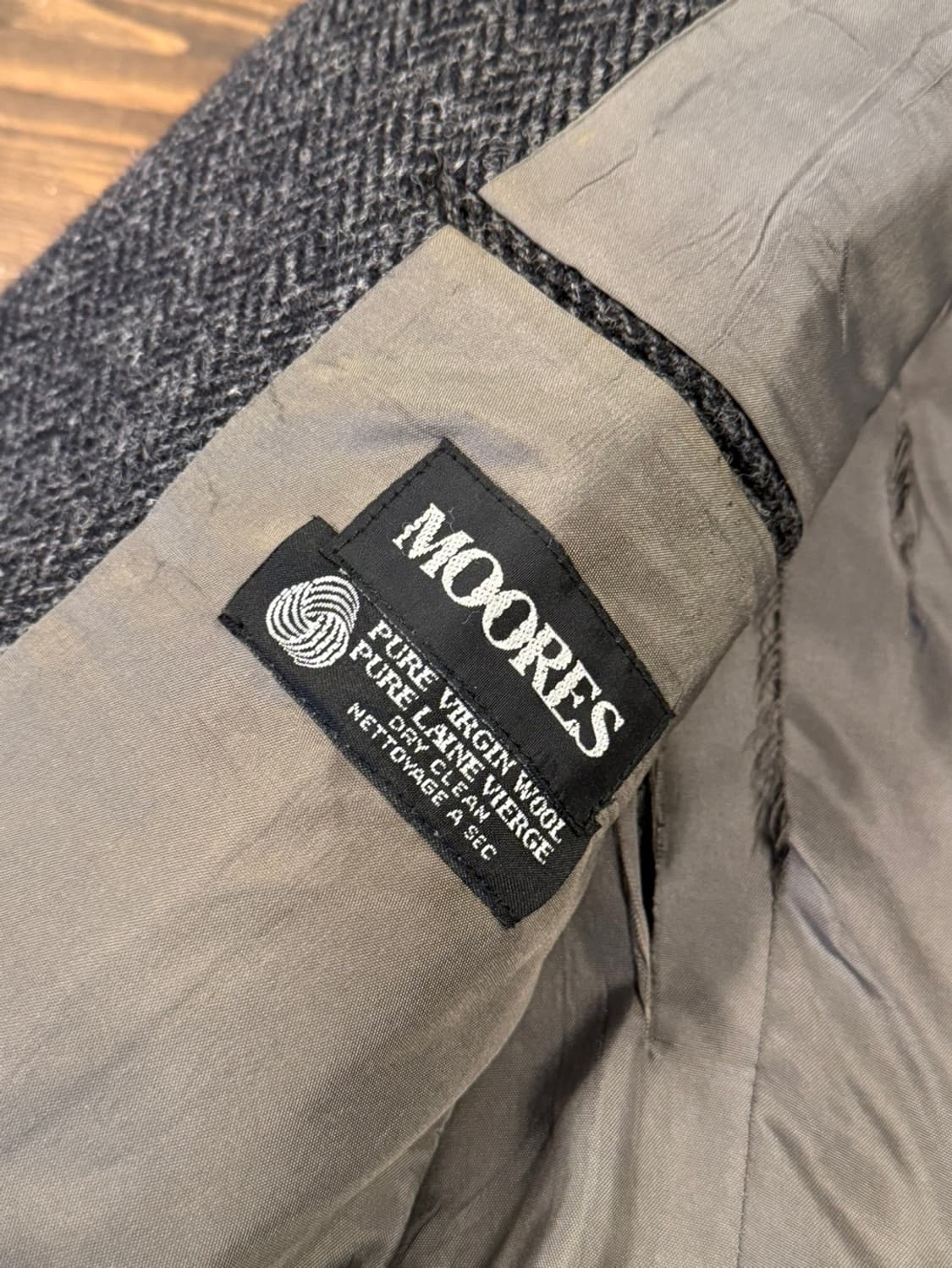 80s 무어즈 해리스 트위드 자켓 100 상품이미지9