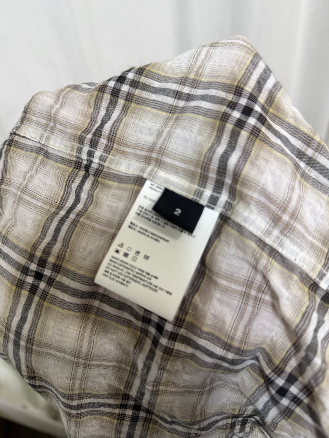 999휴머니티 이지 체크셔츠 상품이미지3