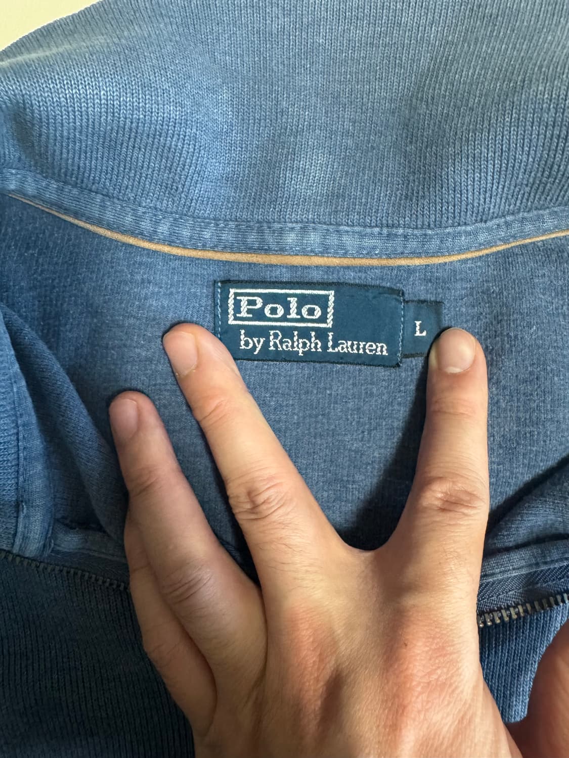 (L) 폴로 랄프로렌 코튼 쿼터 지퍼 스웨터 상품이미지4