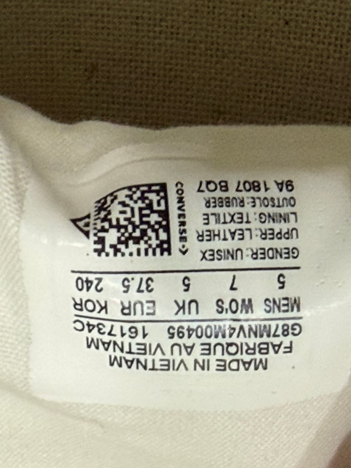 컨버스 척 70 레트로 레더맨 상품이미지6