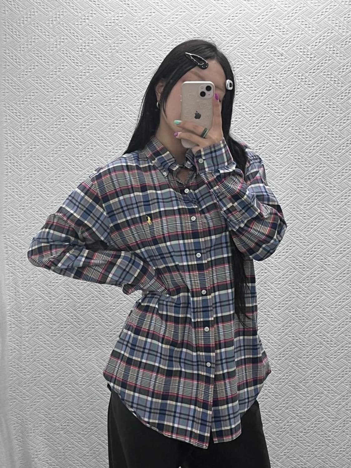 폴로 랄프로렌 파머룩 컨트리 체크 셔츠 L C07027 상품이미지2