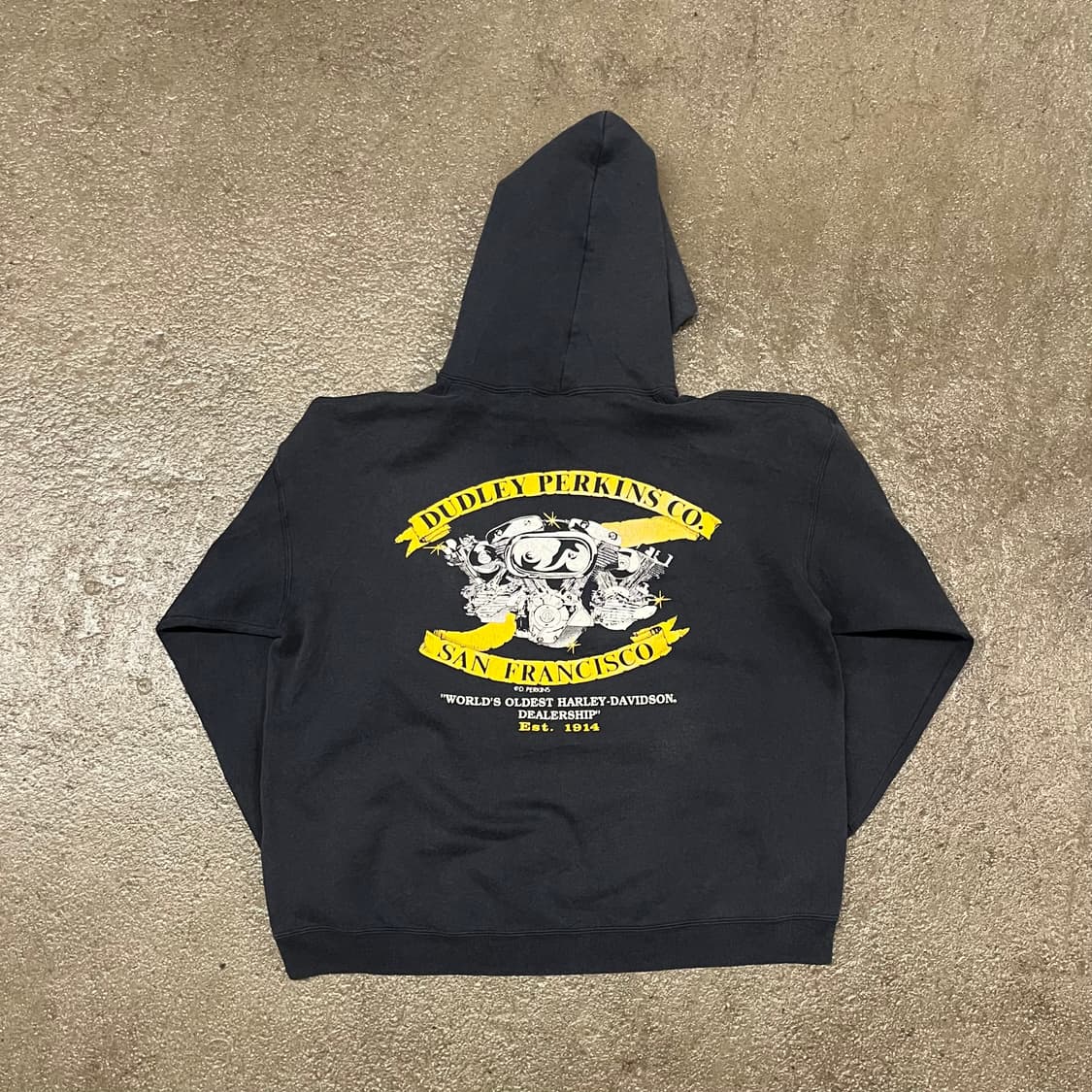 90s 할리데이비슨 프린팅 후드티 (105) 상품이미지6