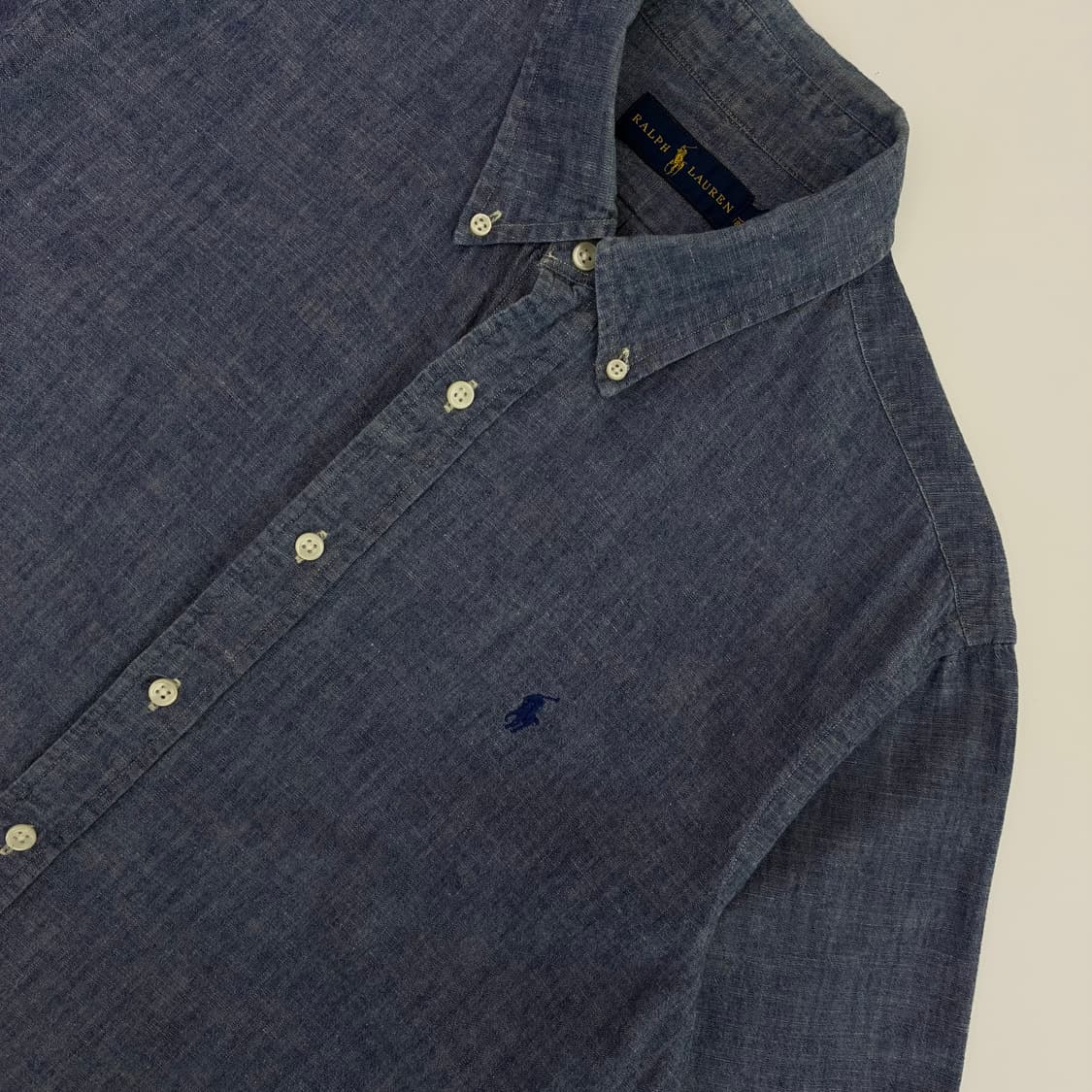 Polo  폴로 랄프로렌 자수 코튼 샴브레이 셔츠 상품이미지3