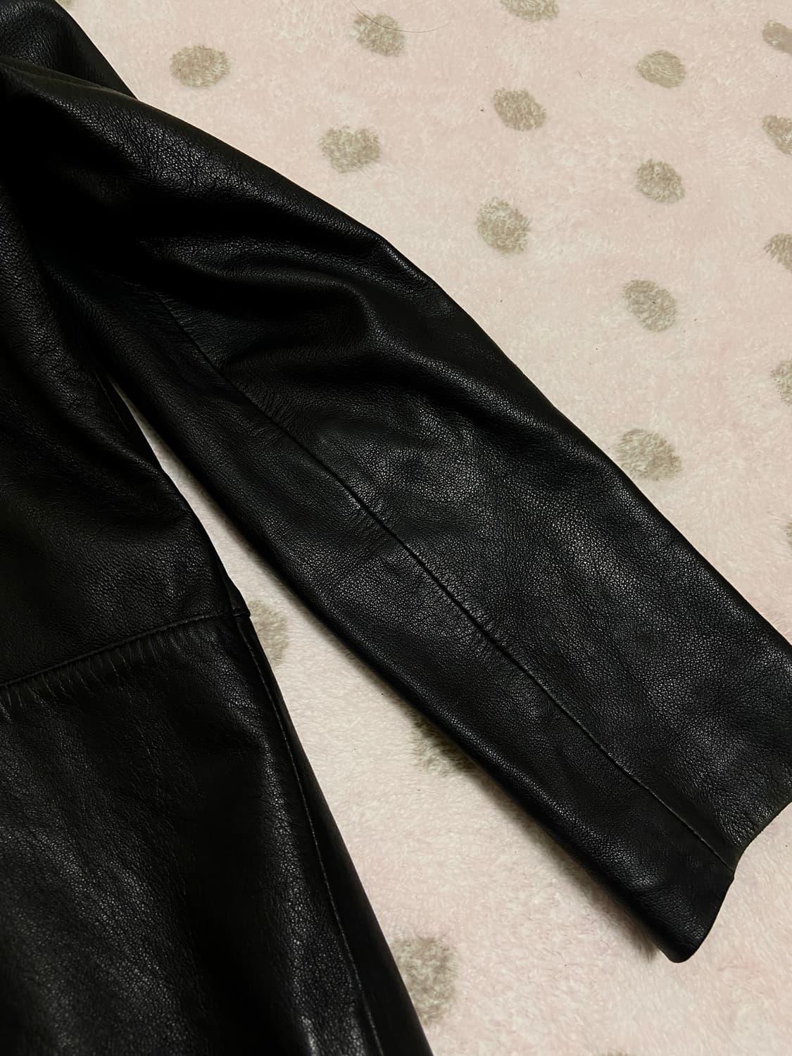 빈티지 블랙 리얼 레더 가죽자켓 상품이미지7