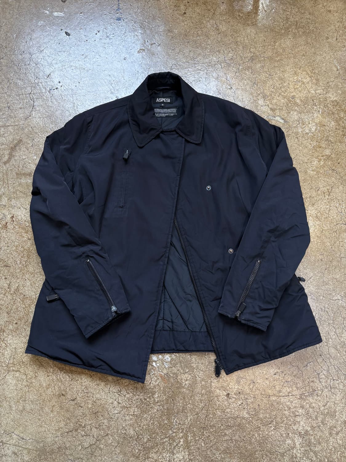 ASPESI 블랙 자켓 상품이미지2