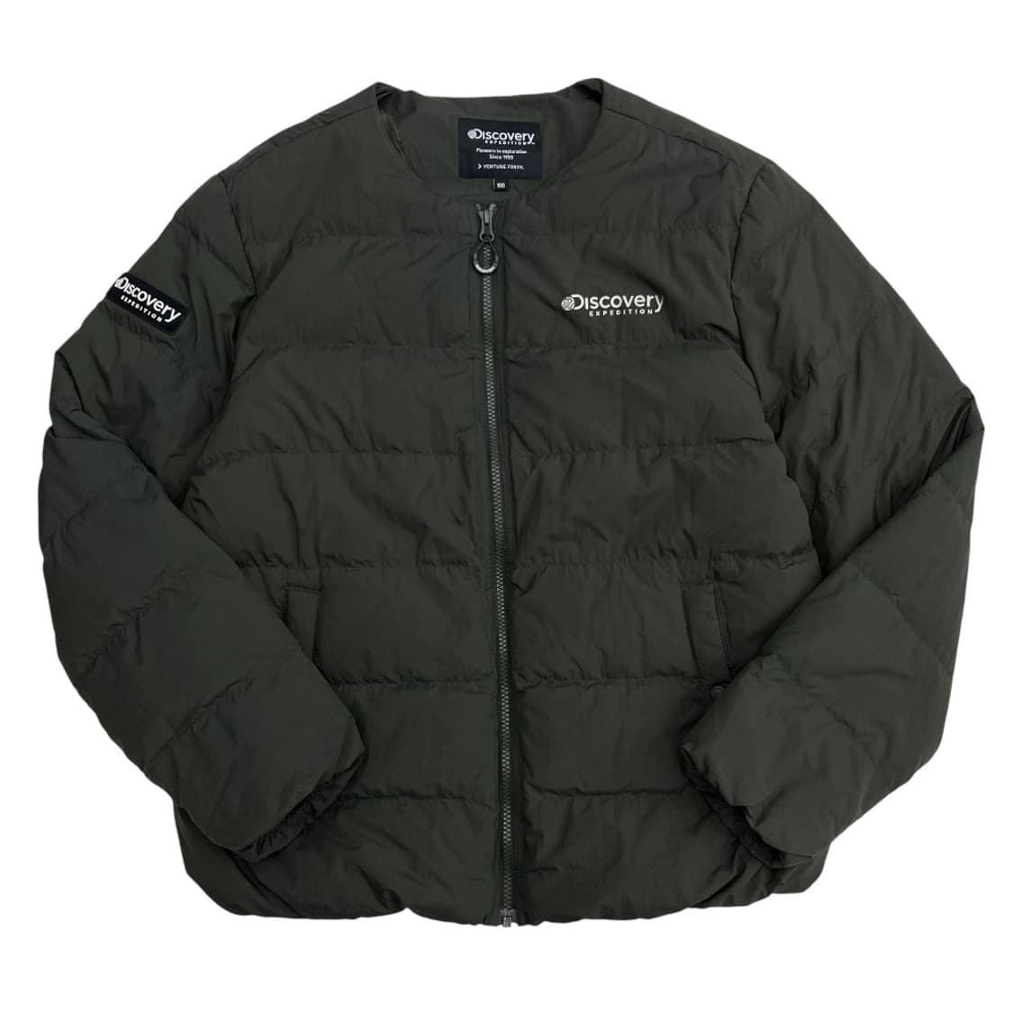 디스커버리 카키 경량 패딩 100 상품이미지2