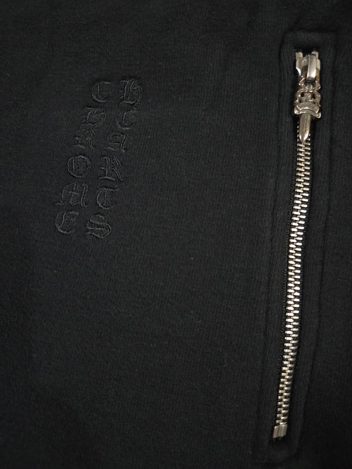 크롬하츠 대거 퍽유자수 가죽패치 팬츠 상품이미지2