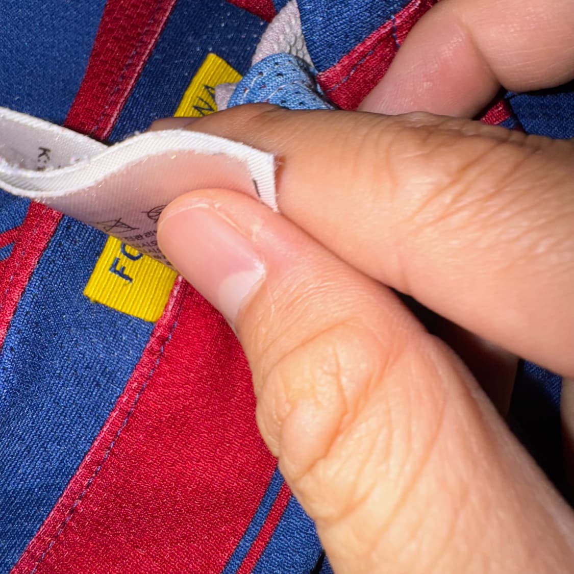 09-10 나이키 바르셀로나 홈 유니폼 #10 메시 상품이미지9