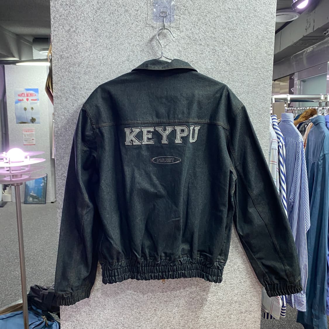 KEYPU 투웨이 흑청데님 자켓 B4672 상품이미지5