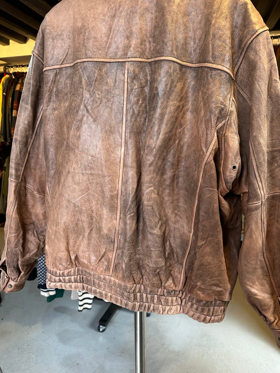 Wilsons Leather 헤비 리얼 레거 A-2 플라이트자켓 상품이미지9