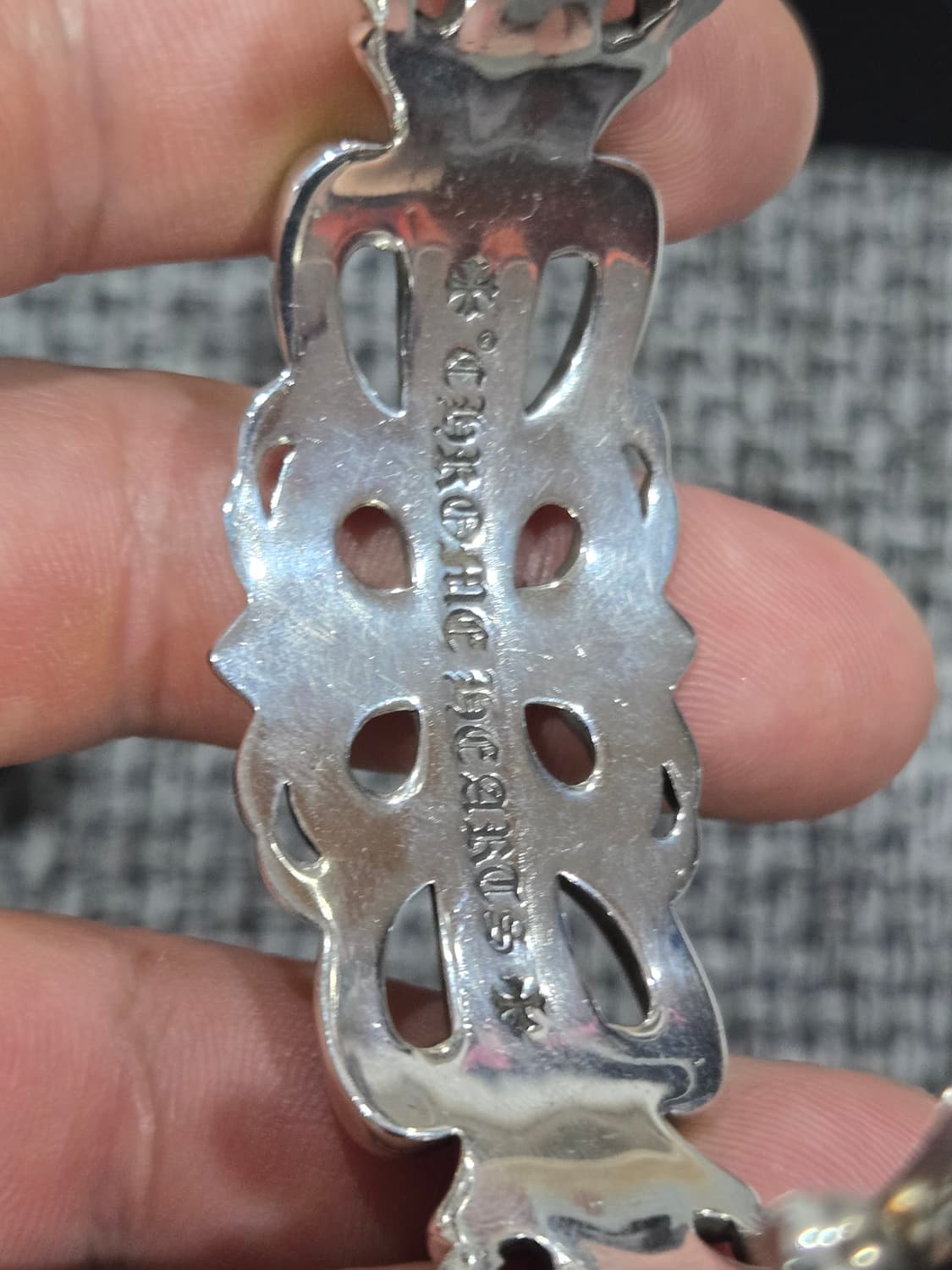 정품 크롬하츠 더블플로랄 뱅글 팔찌 상품이미지6