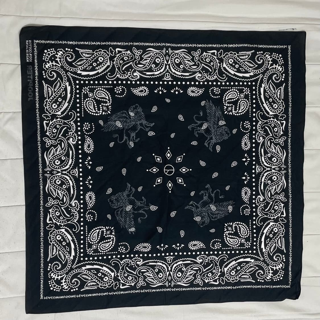 피스마이너스원 x 주피터 반다나 블랙 상품이미지3